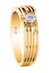 Divine Solitaires_Gold Diamonds Studded 18kt Ring _Online_at_Aza_Fashions