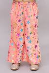 Shop_LIL DRAMA_Pink Polyester Printed Star Jacket Pant Set _Online_at_Aza_Fashions