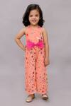 Buy_LIL DRAMA_Pink Velvet Printed Star Shimmer Jumpsuit _at_Aza_Fashions