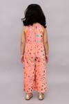 Shop_LIL DRAMA_Pink Velvet Printed Star Shimmer Jumpsuit _at_Aza_Fashions