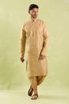 Buy_Arihant Rai Sinha_Beige Polyester Embroidery Floral Bloom Kurta And Patiala Pant _Online_at_Aza_Fashions