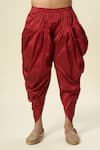 Buy_Samyukta Singhania_Gold Kurta Poly Silk Placement Embroidery Pintuck Pattern And Patiala Pant Set 