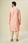 Shop Arihant Rai Sinha Pink Polyester, Silk Embroidery Floral Kurta Set at Aza Fashions Shop_Arihant Rai Sinha_Pink Polyester, Silk Embroidery Floral Kurta Set _at_Aza_Fashions