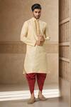 Buy Arihant Rai Sinha Beige Polyester, Silk Embroidery Floral Kurta Set at Aza Fashions Buy_Arihant Rai Sinha_Beige Polyester, Silk Embroidery Floral Kurta Set _at_Aza_Fashions
