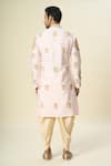 Shop_Arihant Rai Sinha_Pink Polyester, Silk Embroidery Thread Kurta Set _at_Aza_Fashions
