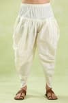 Buy_Samyukta Singhania_Beige Polyester, Silk Mirrors, Embroidery Work Kurta And Patiala Pant Set 