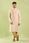 Buy Arihant Rai Sinha Beige Linen, Cotton Embroidery Floral Vine Kurta And Patiala Pant Online at Aza Fashions Buy_Arihant Rai Sinha_Beige Linen, Cotton Embroidery Floral Vine Kurta And Patiala Pant _Online_at_Aza_Fashions