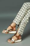 Buy_Heel Your Sole_Gold Gigi Cross Strap Wedges _at_Aza_Fashions