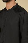 Buy_EWOKE_Black Tencel Solid Shirt _Online_at_Aza_Fashions