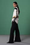 Buy_Advait_Multi Color Embroidery Collared Abstract Print And Shirt _Online_at_Aza_Fashions