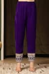 Buy_Soniya G_Purple Silk Embroidery, Tassels Keyhole Neck Paisley Kurta Set 