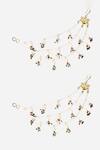 Buy_Dugran By Dugristyle_Gold Plated Pearls, Stones Kundan Embellished Earchains Set Of 2 _Online_at_Aza_Fashions