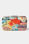 Shop_Ritu Kumar_Multi Color Sequins Embellished Clutch _at_Aza_Fashions