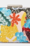 Ritu Kumar_Multi Color Sequins Embellished Clutch _at_Aza_Fashions