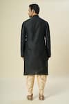 Shop Arihant Rai Sinha Black Polyester, Silk Embroidery Floral Kurta Set at Aza Fashions Shop_Arihant Rai Sinha_Black Polyester, Silk Embroidery Floral Kurta Set _at_Aza_Fashions