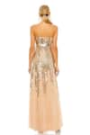 Shop_Mac Duggal_Rose Gold Polyester Sequins Sweetheart Neck Embroidered Gown _at_Aza_Fashions