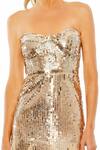 Mac Duggal_Rose Gold Polyester Sequins Sweetheart Neck Embroidered Gown _Online_at_Aza_Fashions