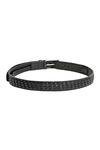 Buy_Econock Studio_Black Handcrafted Basket Weave Leather Belt _Online_at_Aza_Fashions