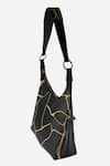 Econock Studio Black Embroidery Kintsugi Handbag Online at Aza Fashions Econock Studio_Black Embroidery Kintsugi Handbag _Online_at_Aza_Fashions