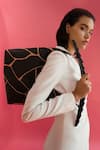 Econock Studio Black Embroidery Kintsugi Handbag at Aza Fashions Econock Studio_Black Embroidery Kintsugi Handbag _at_Aza_Fashions