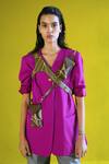 Buy_Econock Studio_Green Embroidery Kintsugi Sling Bag _at_Aza_Fashions