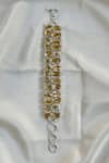 Shop Anuka Jewels Yellow Stones Geometric Citrine Bracelet at Aza Fashions Shop_Anuka Jewels_Yellow Stones Geometric Citrine Bracelet _at_Aza_Fashions