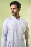 Buy Arihant Rai Sinha Cream Viscose Floral Print Kurta Buy_Arihant Rai Sinha_Cream Viscose Floral Print Kurta