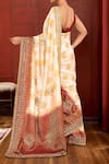Shop Samyukta Singhania White Silk Embroidery Floral Art Saree at Aza Fashions Shop_Samyukta Singhania_White Silk Embroidery Floral Art Saree_at_Aza_Fashions