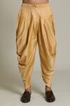 Buy_Arihant Rai Sinha_Gold Sherwani Jacquard Woven Hexagon Set 