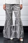 Buy_Kay Kay_Off White Mohair, Modal Sequins, Beads Embellished Pant Set _Online_at_Aza_Fashions