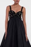 Shop Gauri & Nainika Black Silk, Velvet Crystals Sweetheart Neck Embellished Balloon Hem Gown Online at Aza Fashions Shop_Gauri & Nainika_Black Silk, Velvet Crystals Sweetheart Neck Embellished Balloon Hem Gown _Online_at_Aza_Fashions
