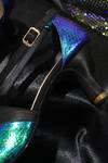 Buy_Shradha Hedau Footwear Couture_Multi Color Textured Multicolor Mermaid Print Heels _Online_at_Aza_Fashions