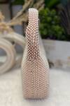 Shop_Soniya G_Rose Gold Pearls Embellished Handbag _at_Aza_Fashions
