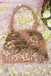 Buy_Soho Boho Studio By Aarti Thakur_Pink Beads, Tassels Abstract Embellished Handbag 