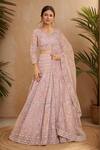 Buy Azeera Pink Dori, Floral, Sequin, Peacock, Bead, Ethnic Motif Embroidered Lehenga Set at Aza Fashions Buy_Azeera_Pink Dori, Floral, Sequin, Peacock, Bead, Ethnic Motif Embroidered Lehenga Set_at_Aza_Fashions