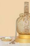 Buy_Amyra_Gold Sequins, Zari Embroidered Potli Bag 