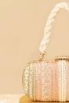 Shop_Amyra_Pink Sequins, Embroidery Pastel Capsule Clutch _Online_at_Aza_Fashions