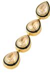 Isharya_Gold Plated Crystals Drop Earrings_Online_at_Aza_Fashions