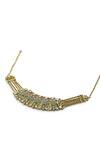 Buy_Aulerth_Green Gulmohar Springtime Choker Necklace _Online_at_Aza_Fashions