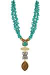 Buy_Tad Accessories_Multi Color Crystals, Stones, Zari Kundan Pendant Necklace _at_Aza_Fashions