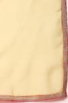 Shop_Soniya G_Yellow Foil Metal Scoop Work Kalidar Lehenga Set 