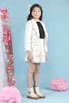 The little celebs_White Tweed Blazer And Shorts Set _Online_at_Aza_Fashions
