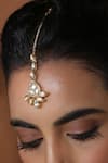 Shop_Swabhimann_Gold Plated Kundan Embellished Maangtikka _Online_at_Aza_Fashions