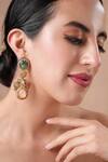 Buy Ekathva Jaipur Multi Color Stones Embellished Danglers at Aza Fashions Buy_Ekathva Jaipur_Multi Color Stones Embellished Danglers_at_Aza_Fashions