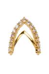 Shop_Sica Jewellery_Gold Plated Crystals Rhodium Biju Vanki Ring _at_Aza_Fashions