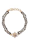 Buy_Sica Jewellery_Black Crystals Beaded Cubic Zirconia Bracelet _Online_at_Aza_Fashions
