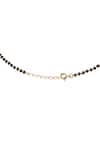 Sica Jewellery Black Double Layered Beaded Mangalsutra Online at Aza Fashions Sica Jewellery_Black Double Layered Beaded Mangalsutra _Online_at_Aza_Fashions