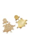 Sangeeta Boochra Gold Plated Beads, Zari Kundan Beaded Dangler Earrings Online at Aza Fashions Sangeeta Boochra_Gold Plated Beads, Zari Kundan Beaded Dangler Earrings _Online_at_Aza_Fashions