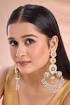 Buy_Nazaakat By Samara Singh_Multi Color Pearls, Stones Gold Plated Earrings _at_Aza_Fashions