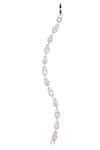 Nazaakat By Samara Singh_Silver Plated Imitation Diamonds American Bracelet _Online_at_Aza_Fashions